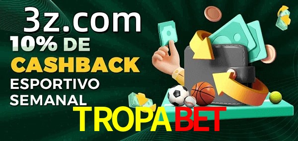 10% de bônus de cashback na TROPABET
